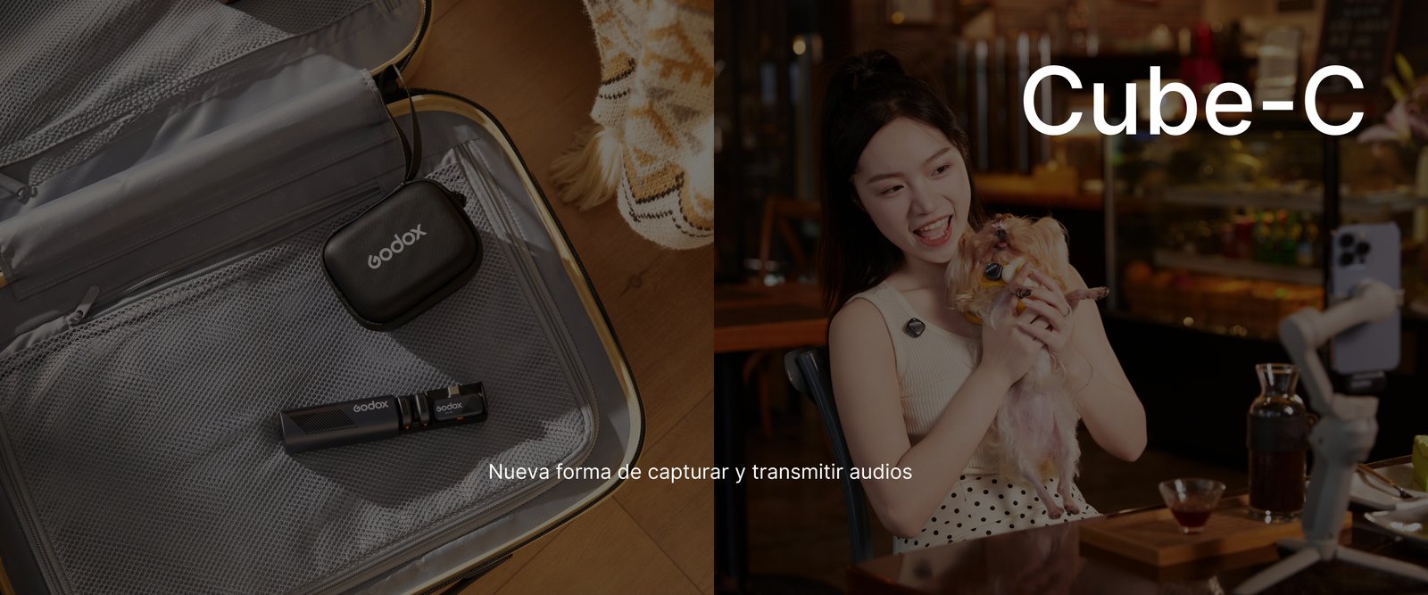 GODOX Cube-C - Micrófonos Inalámbricos